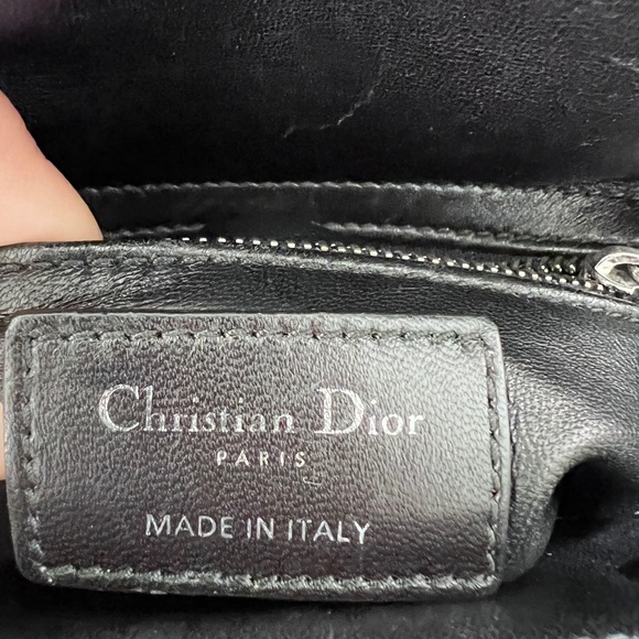 Micro Dior woven metallic lady dior bag - Picture 9 of 9